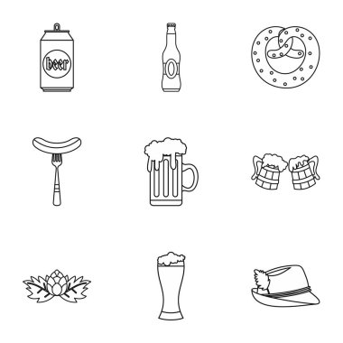 Bira Icons set, anahat stili