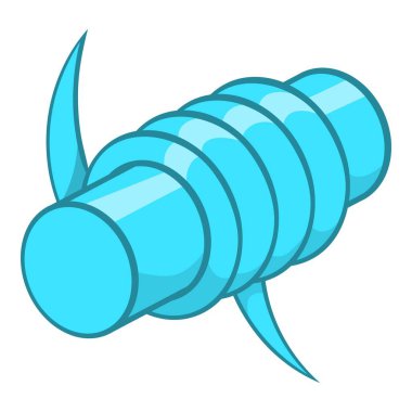 Dikenli tel simgesi, karikatür tarzı