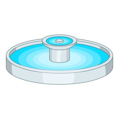 Çeşme simgesi, karikatür tarzı