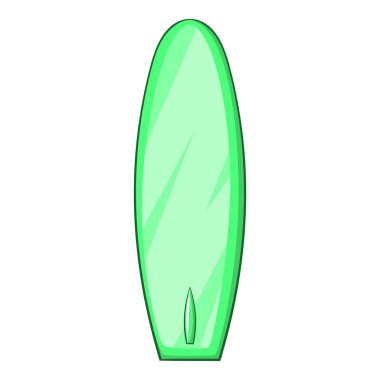 Sirfing yönetim kurulu simgesi, karikatür tarzı