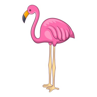 Flamingo simgesi, karikatür tarzı