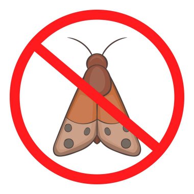 Hiçbir böcek simgesini, karikatür tarzı