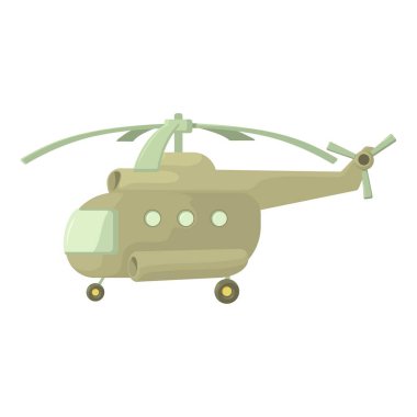 Helikopter simgesi, çizgi film biçimi