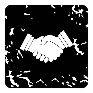 El sıkışma simgesi, grunge tarzı