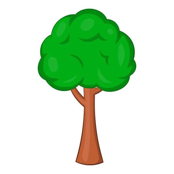 Icono del árbol, estilo de dibujos animados — Archivo Imágenes Vectoriales