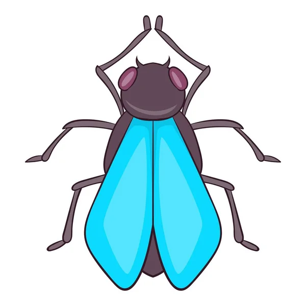 Fly icon, cartoon style — Stock Vector