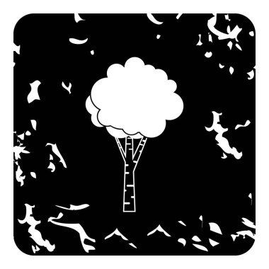 Huş ağacı simgesini, grunge tarzı