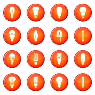 Set ampul simgeler vektör