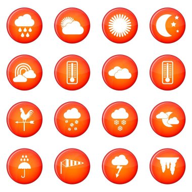 Hava simgeler kümesi vektör