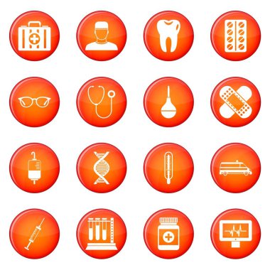 Tıp simgeler kümesi vektör