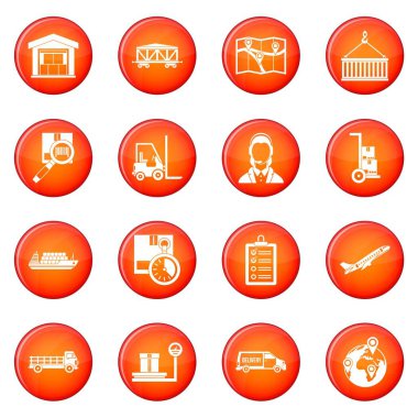 Lojistik simgeler kümesi vektör