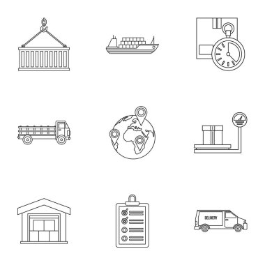 Kargo Icons set, anahat stili