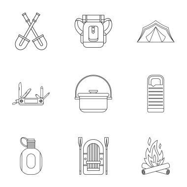 Orman Icons set, anahat stili