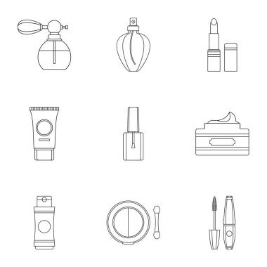 Güzellik simgeler kümesi, anahat stili