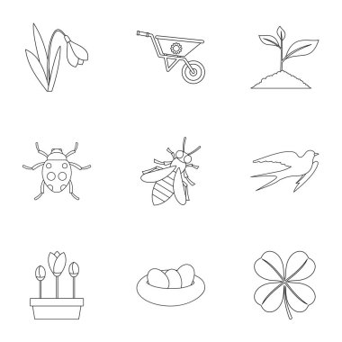 Kaleyard Icons set, anahat stili