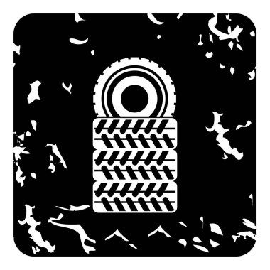 Lastikler simgesi, grunge tarzı