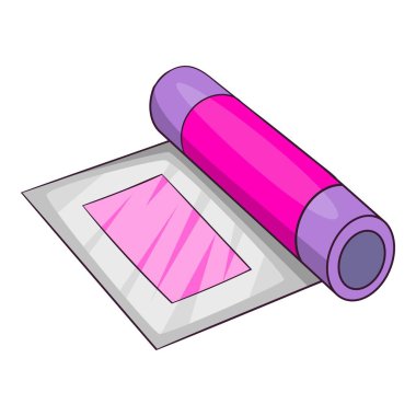 Panel baskı makinesi simgesini, karikatür tarzı için