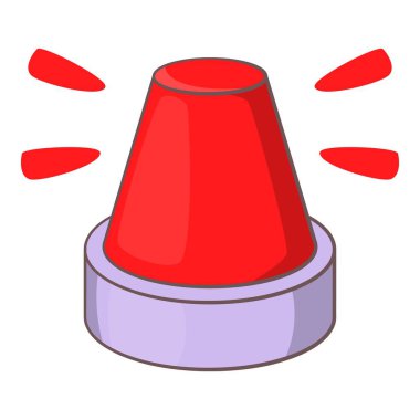 Siren simgesi, karikatür tarzı