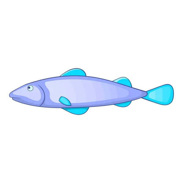 Sill fisk ikon, tecknad stil — Stock vektor