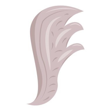 Kuş kanat simgesi, karikatür tarzı