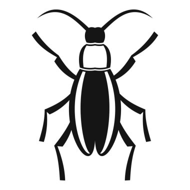 Böceği böcek simgesini, basit tarzı