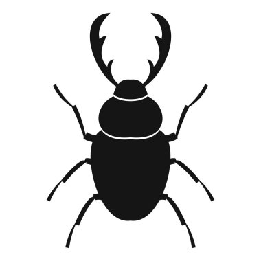 Stag beetle simgesi, basit tarzı