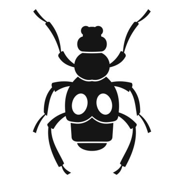 Böceği böcek simgesini, basit tarzı