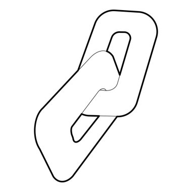 Zincir simgesi, anahat stili