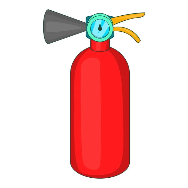 Fire extinguisher icon, cartoon style — Stock Vector