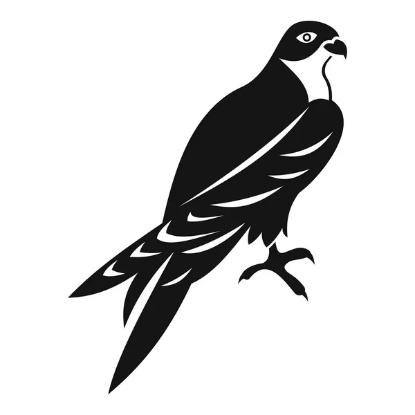 Falcon icon, simple style — Stock Vector