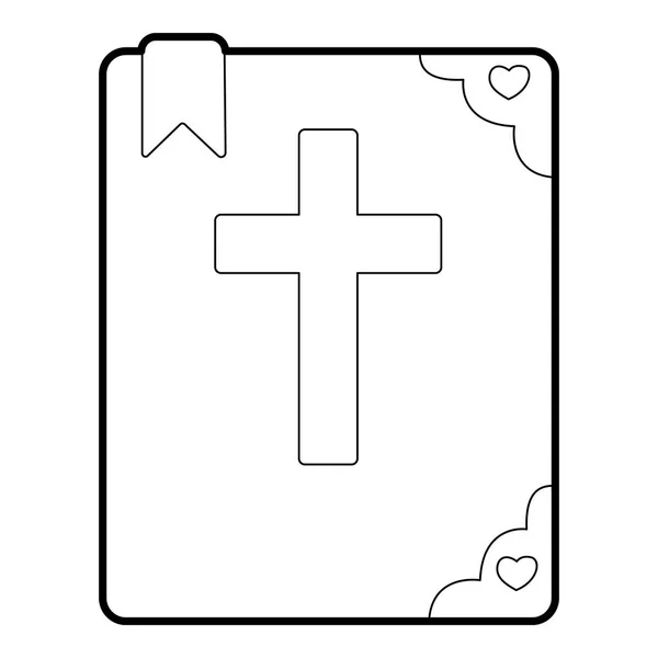 Библейская икона, стиль набросков — стоковый вектор