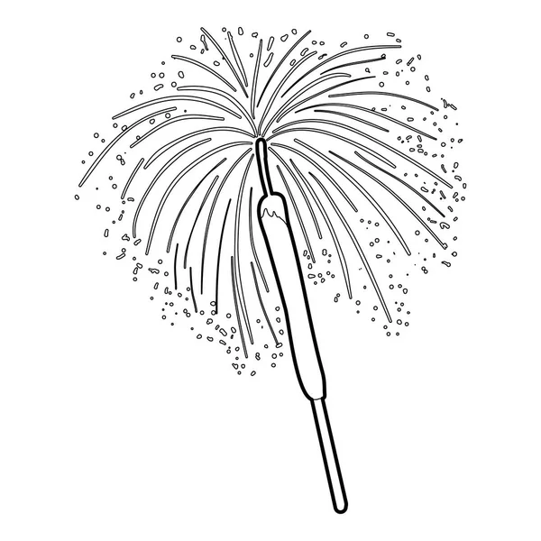 Bengal ateşi simgesi, anahat stili