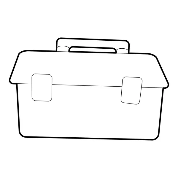 手提箱图标,轮廓样式 — 图库矢量图片