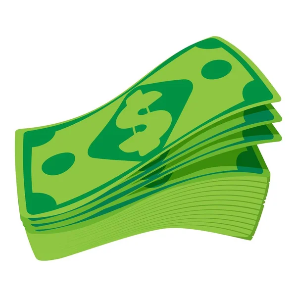 Pack ícone de dinheiro, estilo dos desenhos animados — Vetor de Stock