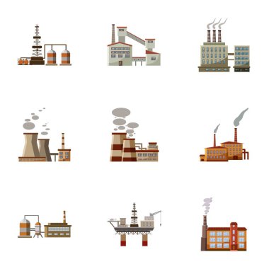 Bitki Icons set, karikatür tarzı