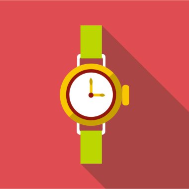 Bilek watch simgesi tarzı düz