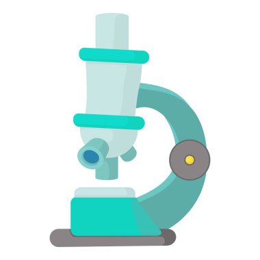 Mikroskop simgesi, karikatür tarzı