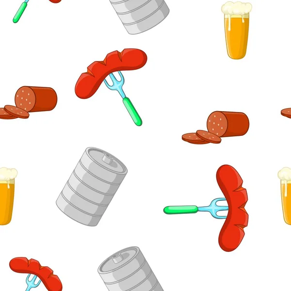 慕尼黑啤酒节模式，卡通风格 — 图库矢量图片