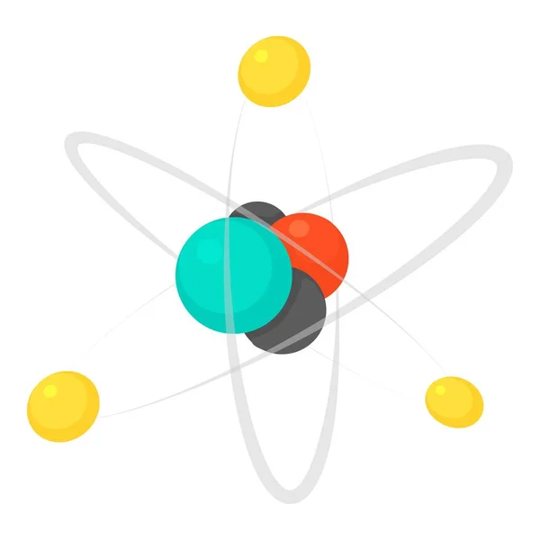 Ícone da molécula, estilo dos desenhos animados —  Vetores de Stock