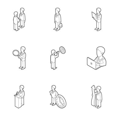 Yöneticisi simgeler kümesi, anahat stili