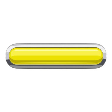 Ağaç kavunu dikdörtgen düğmesi simgesi, karikatür tarzı