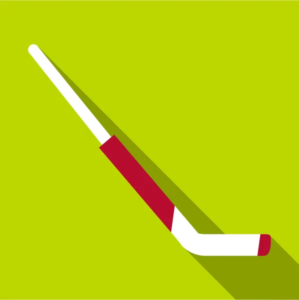 Hockey goalie stick icon, flat style — Stock Vector