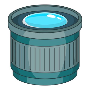 Objektif simgesi, karikatür tarzı