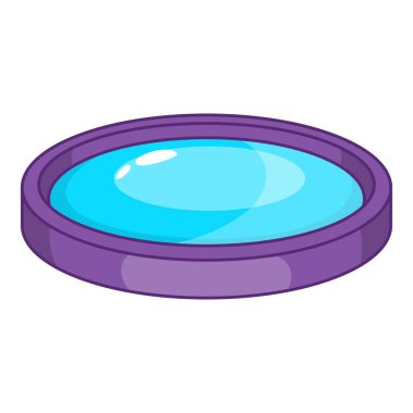 Mercek simgesi, karikatür tarzı