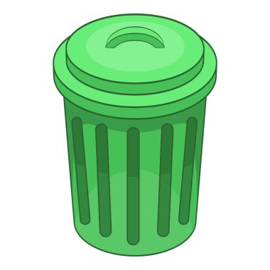 Çöp kutusu simgesi, çizgi film biçimi