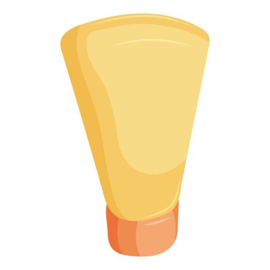 Krem simgesi, karikatür tarzı