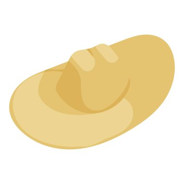 Kadın şapkası Icon, karikatür tarzı