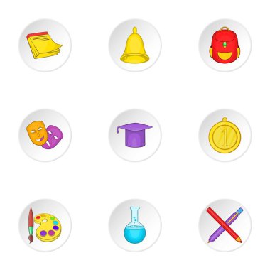 Akademi Icons set, karikatür tarzı