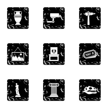Müze simgeler kümesi, grunge tarzı kal
