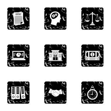 Office simgeler kümesi, grunge tarzı